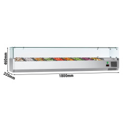 Vitrina frigorifica de ingrediente GGM Gastro AGG183ND#07 (Inox) Thumb