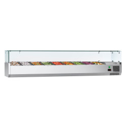 Vitrina frigorifica de ingrediente GGM Gastro AGG183ND#07 (Inox)