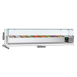 Холодильная витрина для ингредиентов GGM Gastro AGG183ND (Inox) Thumb