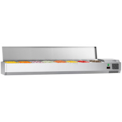 Vitrina frigorifica de ingrediente GGM Gastro AGG184END#07 (Inox)