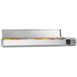 Vitrina frigorifica de ingrediente GGM Gastro AGG184END (Inox)