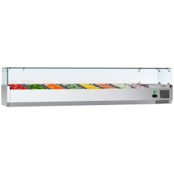 Vitrina frigorifica de ingrediente GGM Gastro AGG184ND#07 (Inox)
