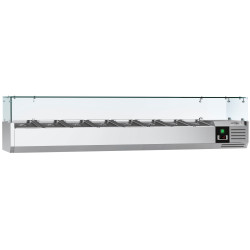 Холодильная витрина для ингредиентов GGM Gastro AGG184ND (Inox) Thumb