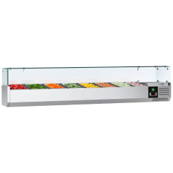 Холодильная витрина для ингредиентов GGM Gastro AGG184ND (Inox)
