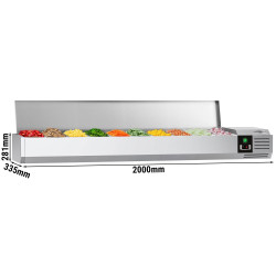 Холодильная витрина для ингредиентов GGM Gastro AGG203END (Inox) Thumb