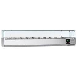 Холодильная витрина для ингредиентов GGM Gastro AGG203ND (Inox) Thumb