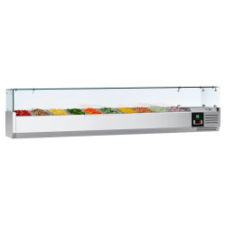 Холодильная витрина для ингредиентов GGM Gastro AGG203ND (Inox)