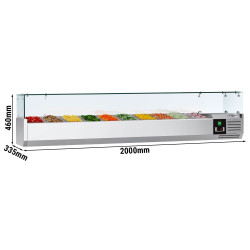 Холодильная витрина для ингредиентов GGM Gastro AGG203ND (Inox) Thumb