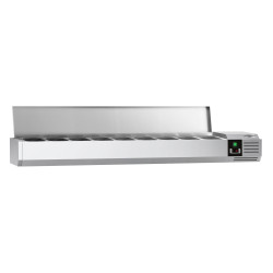 Vitrina frigorifica de ingrediente GGM Gastro AGG204END (Inox) Thumb
