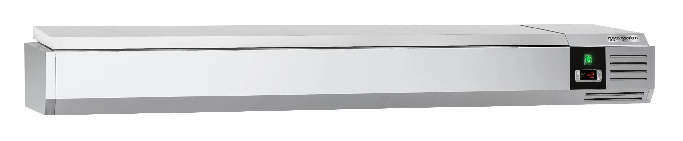 Vitrina frigorifica de ingrediente GGM Gastro AGG204END (Inox) - 3