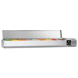 Vitrina frigorifica de ingrediente GGM Gastro AGG204END (Inox)