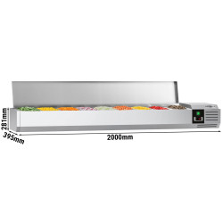 Vitrina frigorifica de ingrediente GGM Gastro AGG204END (Inox) Thumb