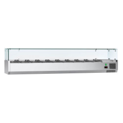 Vitrina frigorifica de ingrediente GGM Gastro AGG204ND#07 (Inox) Thumb