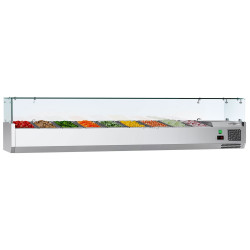 Vitrina frigorifica de ingrediente GGM Gastro AGG204ND#07 (Inox)