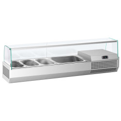 Холодильная витрина для ингредиентов GGM Gastro AGI133 (Inox) Thumb