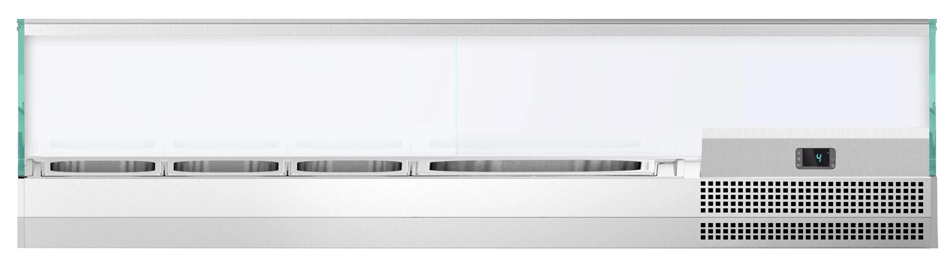 Холодильная витрина для ингредиентов GGM Gastro AGI133 (Inox) - 3