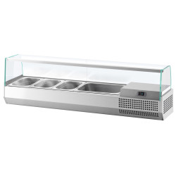 Холодильная витрина для ингредиентов GGM Gastro AGI133 (Inox) Thumb