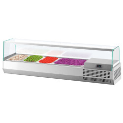 Холодильная витрина для ингредиентов GGM Gastro AGI133 (Inox) Thumb