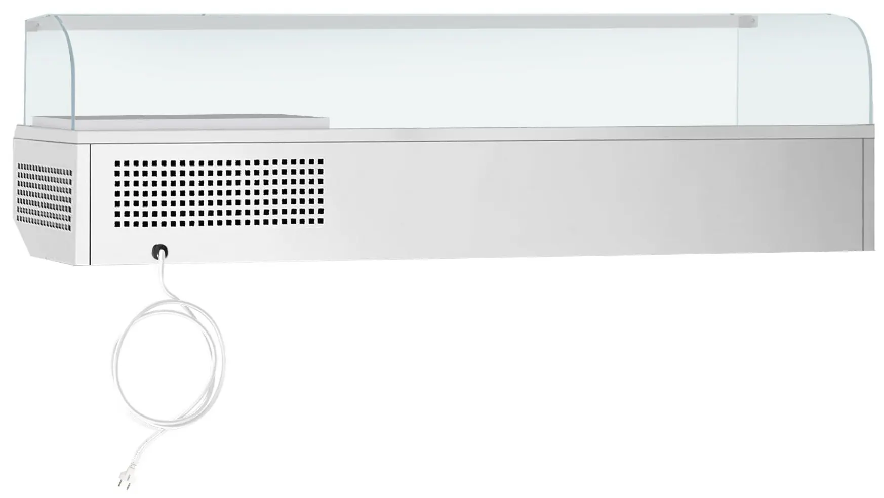 Холодильная витрина для ингредиентов GGM Gastro AGI133 (Inox) - 6