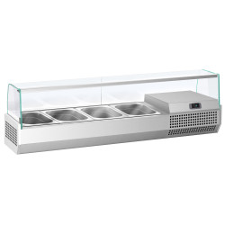 Холодильная витрина для ингредиентов GGM Gastro AGI134 (Inox) Thumb