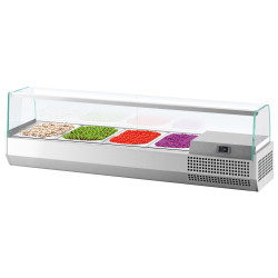 Холодильная витрина для ингредиентов GGM Gastro AGI134 (Inox) Thumb