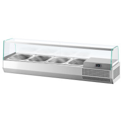 Холодильная витрина для ингредиентов GGM Gastro AGI134 (Inox) Thumb