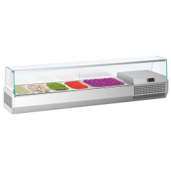 Холодильная витрина для ингредиентов GGM Gastro AGI153 (Inox)