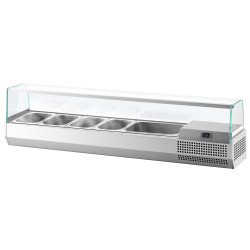 Холодильная витрина для ингредиентов GGM Gastro AGI153 (Inox) Thumb