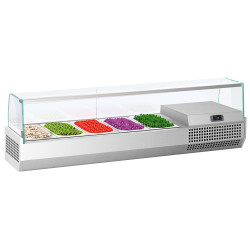 Холодильная витрина для ингредиентов GGM Gastro AGI154 (Inox)