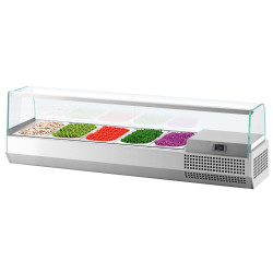 Холодильная витрина для ингредиентов GGM Gastro AGI154 (Inox) Thumb