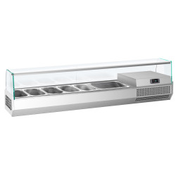 Холодильная витрина для ингредиентов GGM Gastro AGI173 (Inox) Thumb