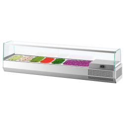 Холодильная витрина для ингредиентов GGM Gastro AGI173 (Inox) Thumb
