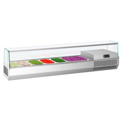 Холодильная витрина для ингредиентов GGM Gastro AGI173 (Inox)