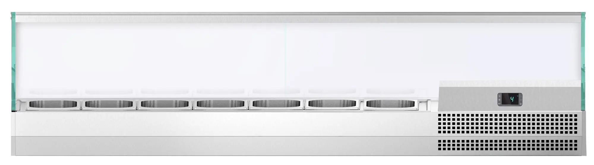 Холодильная витрина для ингредиентов GGM Gastro AGI173 (Inox) - 5