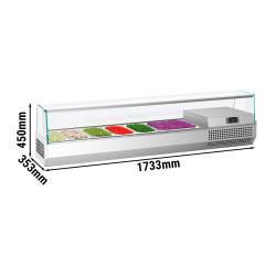 Холодильная витрина для ингредиентов GGM Gastro AGI173 (Inox) Thumb