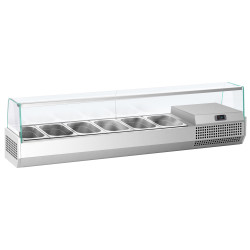 Холодильная витрина для ингредиентов GGM Gastro AGI174 (Inox) Thumb