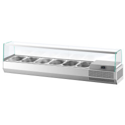 Холодильная витрина для ингредиентов GGM Gastro AGI174 (Inox) Thumb