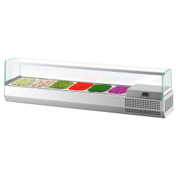 Холодильная витрина для ингредиентов GGM Gastro AGI174 (Inox) Thumb