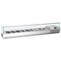 Холодильная витрина для ингредиентов GGM Gastro AGI203 (Inox) Thumb