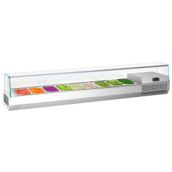 Холодильная витрина для ингредиентов GGM Gastro AGI203 (Inox)