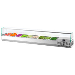 Холодильная витрина для ингредиентов GGM Gastro AGI203 (Inox) Thumb