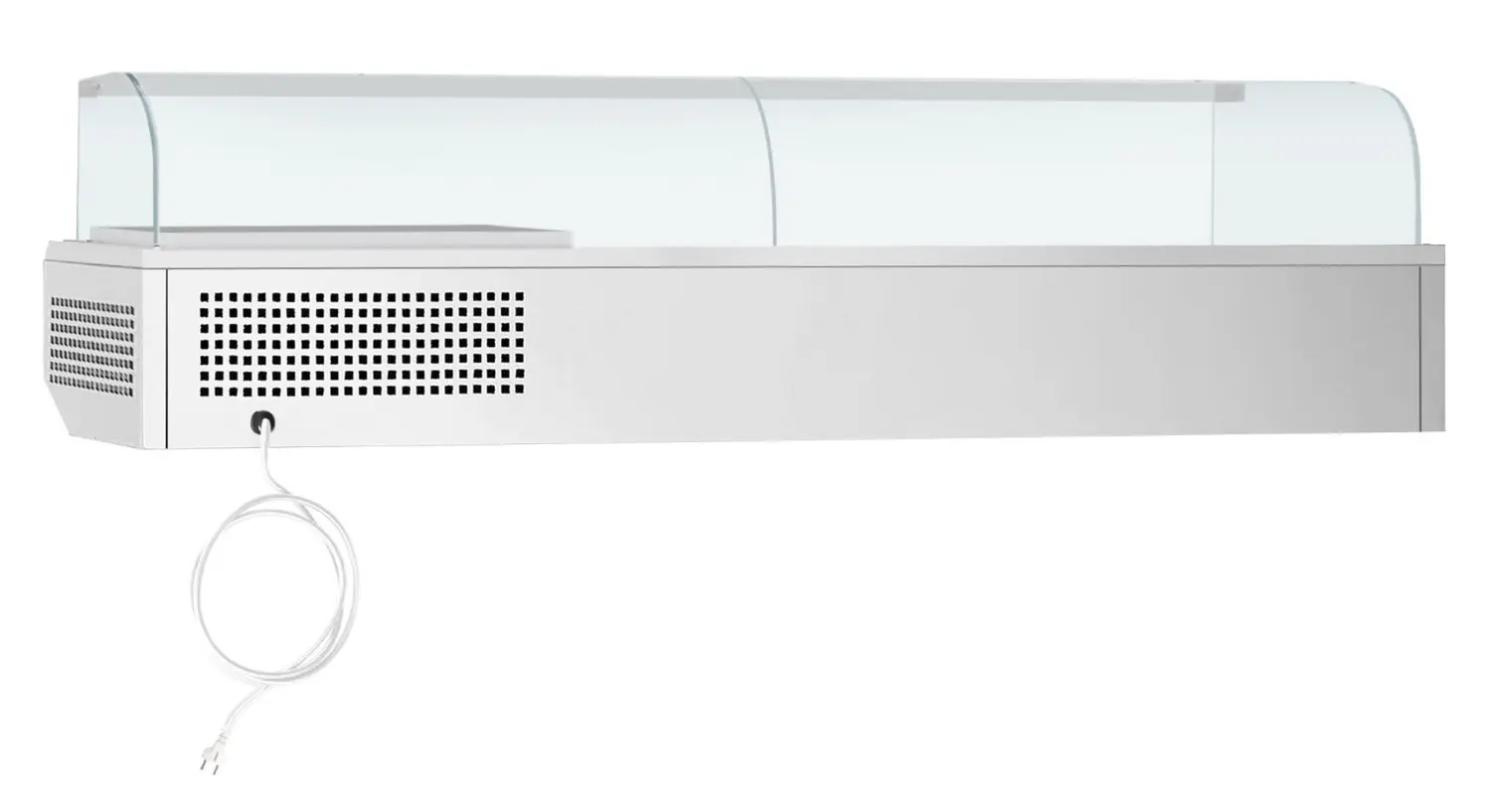 Холодильная витрина для ингредиентов GGM Gastro AGI203 (Inox) - 6