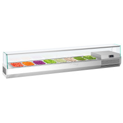 Холодильная витрина для ингредиентов GGM Gastro AGI204 (Inox)