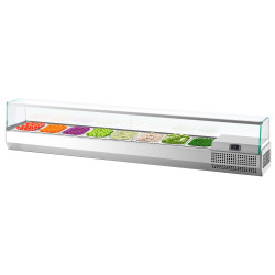 Холодильная витрина для ингредиентов GGM Gastro AGI204 (Inox) Thumb