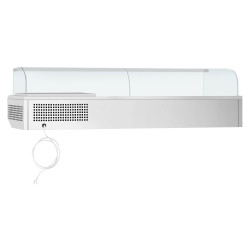 Холодильная витрина для ингредиентов GGM Gastro AGI204 (Inox) Thumb
