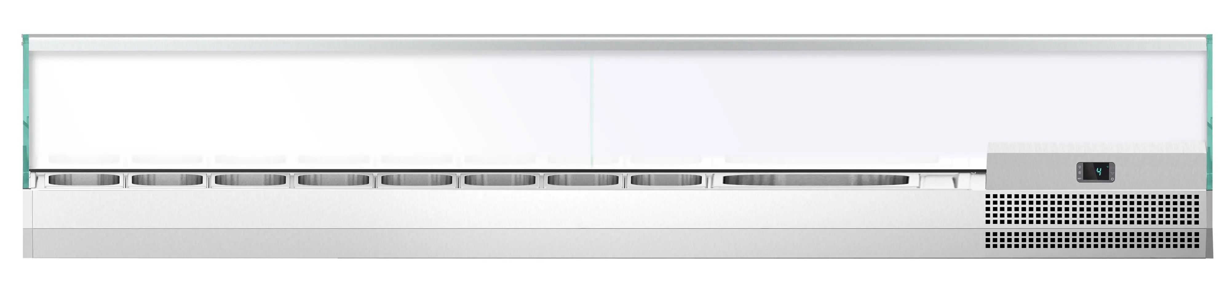 Холодильная витрина для ингредиентов GGM Gastro AGI233 (Inox) - 3