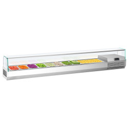 Холодильная витрина для ингредиентов GGM Gastro AGI233 (Inox)