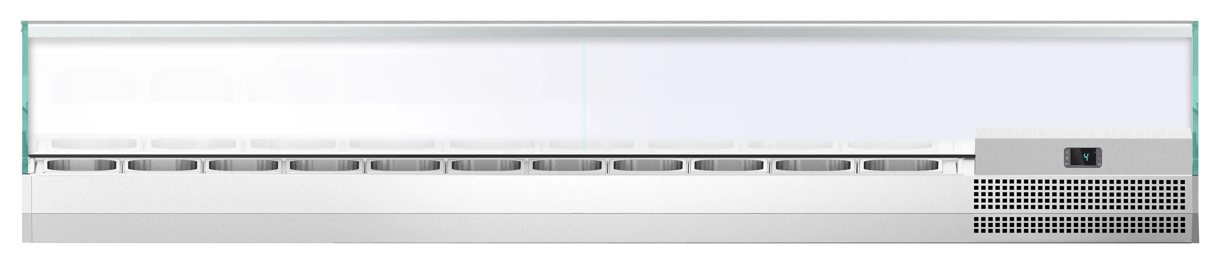 Холодильная витрина для ингредиентов GGM Gastro AGI234 (Inox) - 3