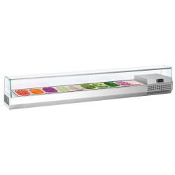 Холодильная витрина для ингредиентов GGM Gastro AGI234 (Inox)