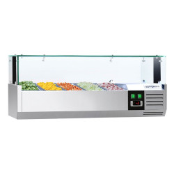Холодильная витрина для ингредиентов GGM Gastro AGS123LND (Inox)